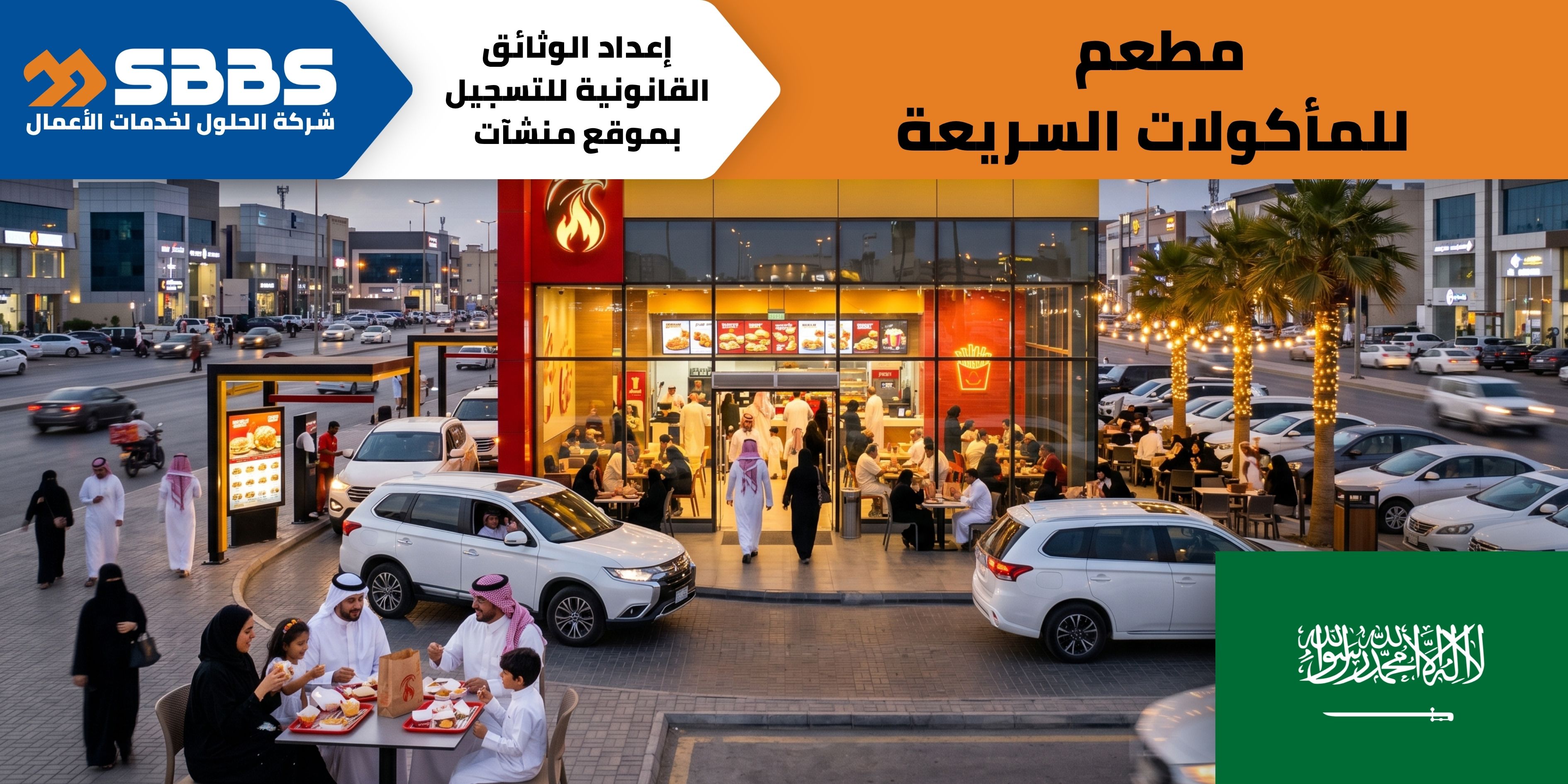 مطعم للمأكولات والوجبات السريعة في المملكة العربية السعودية.